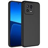 Coverzone Xiaomi 13 İle Uyumlu Kılıf Z-Mara Lansman Vieri Tam Koruma Arka Kapak Kamera Koruma Çıkıntılı Pürüzsüz Yüzey Siyah
