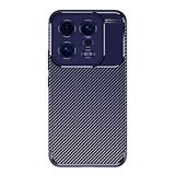 Coverzone Xiaomi 13 ile Uyumlu Silikon Kılıf TPU Negro Silikon Ultra Slim Fit Kılıf Xiaomi Mi 13 İle Uyumlu Karbon Delux Kılıf Lacivert