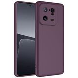 Coverzone Xiaomi 13 Pro İle Uyumlu Kılıf Z-Mara Lansman Vieri Tam Koruma Arka Kapak Kamera Koruma Çıkıntılı Pürüzsüz Yüzey Koyu Mor
