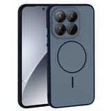 Coverzone Xiaomi 15T İle Uyumlu Kamera Lens Korumalı Kılıf Magsafe Uyumlu Kablosuz Şarj Özellikli Tea Silikon Telefon Kılıfı Lacivert