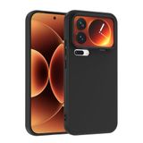 Coverzone Xiaomi 17 Pro Max İle Uyumlu Kılıf Z-Mara Lansman Vieri Tam Koruma Arka Kapak Kamera Koruma Çıkıntılı Pürüzsüz Yüzey Xiaomi 17 Pro Max kılıf Siyah