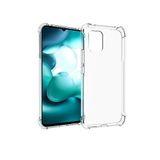 Coverzone Xiaomi Mi 10 Lite ile uyumlu Kılıf Z-Nitro Anti Shock Silikon Kapak Kamera Korumalı Antişok Airbag Köşe Korumalı Silikon Şeffaf Kılıf