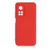 Coverzone Xiaomi Mi 10T 5G İle Uyumlu Kılıf Z-Mara Lansman Vieri Tam Koruma Arka Kapak Kamera Koruma Çıkıntılı Pürüzsüz Yüzey Koyu Pembe