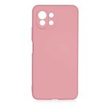 Coverzone Xiaomi Mi 11 Lite İle Uyumlu Kılıf Z-Mara Lansman Vieri Tam Koruma Arka Kapak Kamera Koruma Çıkıntılı Pürüzsüz Yüzey Pembe