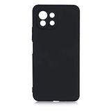 Coverzone Xiaomi Mi 11 Lite İle Uyumlu Kılıf Z-Mara Lansman Vieri Tam Koruma Arka Kapak Kamera Koruma Çıkıntılı Pürüzsüz Yüzey Siyah