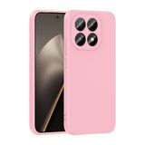 Coverzone Xiaomi Mi 15T İle Uyumlu Kılıf Z-Mara Lansman Vieri Tam Koruma Arka Kapak Kamera Koruma Çıkıntılı Pürüzsüz Yüzey Pembe Açık