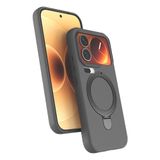 Coverzone Xiaomi Mi 17 Pro ile Uyumlu Z-Samara MagSafe ile Uyumlu Kılıf Gri | Z-Samara kılıf; MagSafe ile uyumlu, kablosuz şarj destekli, stand özellikli, ince, hafif ve darbe korumalı tasarım.