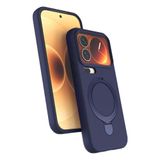 Coverzone Xiaomi Mi 17 Pro ile Uyumlu Z-Samara Standlı Kılıf Lacivert | Z-Samara kılıf; MagSafe ile uyumlu, kablosuz şarj destekli, stand özellikli, ince, hafif ve darbe korumalı tasarım.