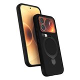 Coverzone Xiaomi Mi 17 Pro ile Uyumlu Z-Samara Standlı Kılıf Siyah | Z-Samara kılıf; MagSafe ile uyumlu, kablosuz şarj destekli, stand özellikli, ince, hafif ve darbe korumalı tasarım.
