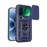 Coverzone Xiaomi Mi 17 Pro Max Max İle Uyumlu PhoenixShield Sürgülü Sistem Kamera Korumalı Kapak Tam Koruma Manyetik Vega 17 Pro Max Kılıfı Kapak Lacivert