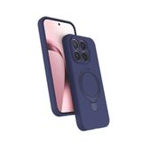 Coverzone Xiaomi Mi 17T Pro ile uyumlu Kılıf MagSafe ile uyumlu Z-Samara Kapak Wireless Şarj Özellikli Stand Olabilen Mi 17T Pro kilif Lacivert