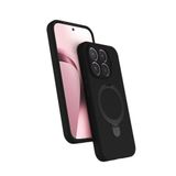 Coverzone Xiaomi Mi 17T Pro ile uyumlu Kılıf MagSafe ile uyumlu Z-Samara Kapak Wireless Şarj Özellikli Stand Olabilen Mi 17T Pro kilif Siyah