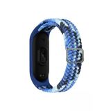 CoverZone Xiaomi Mi 7 Band Mixed Hasır Örmeli Blue Kayış Kordon