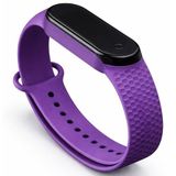 Coverzone Xiaomi Mi Band 3 4 5 6 7 ile uyumlu Saat Kayışı Düz Desenli Ent Kaliteli Xiaomi Mi Band 3 4 5 6 7 ile uyumlu Elmas Delikli Saat Kontrast Renkli Termoplastik kordon