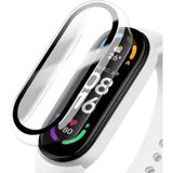 Coverzone Xiaomi Mi Band 5 Ile Uyumlu Tam Kapatan Önü Kapalı Serendipity Tempered Ekran Koruma Şeffaf