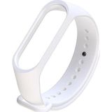 CoverZone Xiaomi Mi Band 5 Uyumlu Termoplastik Beyaz Kayış Kordon