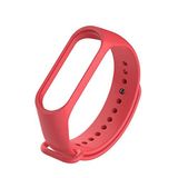 Coverzone Xiaomi Mi Band 6 ile uyumlu Saat Kayışı Ent Kaliteli Xiaomi Mi Band 6 ile uyumlu Spor Saat Kontrast Renkli Termoplastik Kırmızı