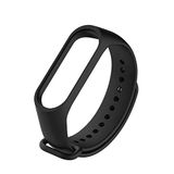 Coverzone Xiaomi Mi Band 6 ile uyumlu Saat Kayışı Ent Kaliteli Xiaomi Mi Band 6 ile uyumlu Spor Saat Kontrast Renkli Termoplastik Siyah