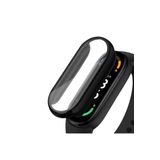 Coverzone Xiaomi Mi Band 6 Ile Uyumlu Tam Kapatan Önü Kapalı Serendipity Tempered Ekran Koruma Siyah