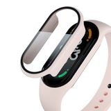 Coverzone Xiaomi Mi Band 7 ile uyumlu Ekran Koruma Tam Kapatan Önü Kapalı Serendipity Tempered Xiaomi Mi Band 7 ile uyumlu Tam Kapatan Ekran Korumalı Rosegold
