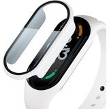 Coverzone Xiaomi Mi Band 7 Ile Uyumlu Tam Kapatan Önü Kapalı Serendipity Tempered Ekran Koruma Beyaz