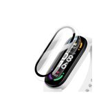Coverzone Xiaomi Mi Band 7 Ile Uyumlu Tam Kapatan Önü Kapalı Serendipity Tempered Ekran Koruma Şeffaf