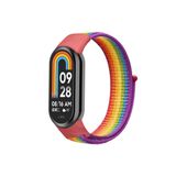 Coverzone Xiaomi Mi Band 8 Akıllı Bileklik Ile Uyumlu Kordon Bilekli Kumaş Kayış Spor Bileklik Kaliteli Örme