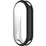 Coverzone Xiaomi Mi Band 8 ile uyumlu Ekran Koruma Tam Kapatan Önü Kapalı Serendipity Tempered Xiaomi Mi Band 8 ile uyumlu Tam Kapatan Ekran Korumalı Siyah (Siyah)