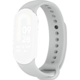 CoverZone Xiaomi Mi Band 8 Termoplastik Gri Kayış Kordon