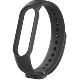 Coverzone Xiaomi Mi Band ile uyumlu 3/4/ 5/6 ile uyumlu Saat Kayışı Xiaomi Mi Band 3 4 5 6 İle Uyumlu Kaliteli Termoplastik Kordon Siyah