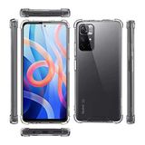 Coverzone Xiaomi Poco M4 Pro 5G ile uyumlu Kılıf Z-Nitro Anti Shock Silikon Kapak Kamera Korumalı Antişok Airbag Köşe Korumalı Silikon Şeffaf Kılıf