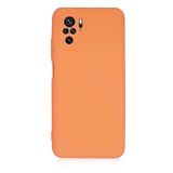 Coverzone Xiaomi Poco M5S İle Uyumlu Kılıf Z-Mara Lansman Vieri Tam Koruma Arka Kapak Kamera Koruma Çıkıntılı Pürüzsüz Yüzey Turuncu