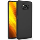 Coverzone Xiaomi Poco X3 İle Uyumlu Kılıf Z-Mara Lansman Vieri Tam Koruma Arka Kapak Kamera Koruma Çıkıntılı Pürüzsüz Yüzey Siyah