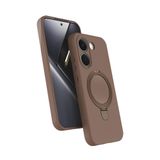 Coverzone Xiaomi Poco X8 Pro ile uyumlu Kılıf MagSafe ile uyumlu Z-Samara Kapak Wireless Şarj Özellikli Stand Olabilen Poco X8 Pro kilif Desert Gold