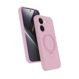 Coverzone Xiaomi Poco X8 Pro ile uyumlu Kılıf MagSafe ile uyumlu Z-Samara Kapak Wireless Şarj Özellikli Stand Olabilen Poco X8 Pro kilif Pembe