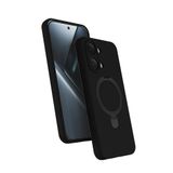 Coverzone Xiaomi Poco X8 Pro Max ile uyumlu Kılıf MagSafe ile uyumlu Z-Samara Kapak Wireless Şarj Özellikli Stand Olabilen Poco X8 Pro Max kilif Siyah