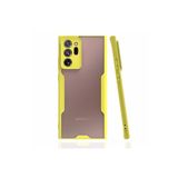 Coverzone Xiaomi Redmi 10c Ile Uyumlu Kılıf Renkli Kenar Perfe Tpu Silikon Sarı