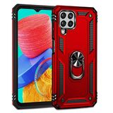 Coverzone Xiaomi Redmi 10C İle Uyumlu Kılıf Silikon Mega Case Stand Olabilme Özelliği Olan Shockproof Kapak Kılıf Xiaomi Redmi 10C ile Uyumlu Kırmızı