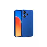 Coverzone Xiaomi Redmi 12 5G İle Uyumlu Kılıf Z- Premier Silikon Soft Pürüzsüz Yüzey Kapak Saks Mavisi