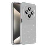 Coverzone Xiaomi Redmi 14C 4G ile uyumlu Z-Jelly Kılıf Kamera Korumalı Simli Işıltılı Renkli Parlak Silikon Kapak - Silver