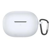 coverzone Xiaomi Redmi Buds 3 Lite ile uyumlu Kulaklık Kılıf Darbeye Dayanıklı Silikon Yumuşak Koruyucu Toz ve Kirden Koruyan Redmi Buds 3 Lite ile uyumlu Kulaklık Kılıfı Beyaz