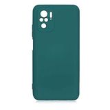 Coverzone Xiaomi Redmi Note 10 İle Uyumlu Kılıf Z-Mara Lansman Vieri Tam Koruma Arka Kapak Kamera Koruma Çıkıntılı Pürüzsüz Yüzey Koyu Yeşil