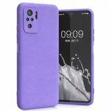 Coverzone Xiaomi Redmi Note 10 İle Uyumlu Kılıf Z-Mara Lansman Vieri Tam Koruma Arka Kapak Kamera Koruma Çıkıntılı Pürüzsüz Yüzey Lila