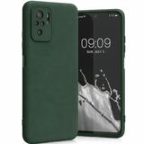 Coverzone Xiaomi Redmi Note 10S İle Uyumlu Kılıf Z-Mara Lansman Vieri Tam Koruma Arka Kapak Kamera Koruma Çıkıntılı Pürüzsüz Yüzey Koyu Yeşil