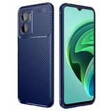 Coverzone Xiaomi Redmi Note 11E ile Uyumlu Silikon Kılıf TPU Negro Silikon Ultra Slim Fit Kılıf Xiaomi Redmi Note 11E İle Uyumlu Karbon Delux Kılıf Lacivert