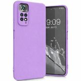 Coverzone Xiaomi Redmi Note 11S Global İle Uyumlu Kılıf Z-Mara Lansman Vieri Tam Koruma Arka Kapak Kamera Koruma Çıkıntılı Pürüzsüz Yüzey Lila