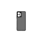 Coverzone Xiaomi Redmi Note 12 4G ile Uyumlu Kılıf Lastik Desen Kenar Kamera Korumalı Arkası Şeffaf Halx