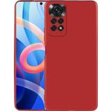 Coverzone Xiaomi Redmi Note 12 Pro 4G Global ile uyumlu Kılıf Premier Silikon Kapak Kırmızı