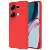 Coverzone Xiaomi Redmi Note 13 Pro 4G İle Uyumlu Kılıf Z-Mara Lansman Vieri Tam Koruma Arka Kapak Kamera Koruma Çıkıntılı Pürüzsüz Yüzey Kırmızı