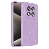 Coverzone Xiaomi Redmi Note 14 Pro 5G ile uyumlu Z-Jelly Kılıf Kamera Korumalı Simli Işıltılı Renkli Parlak Silikon Kapak - Lila